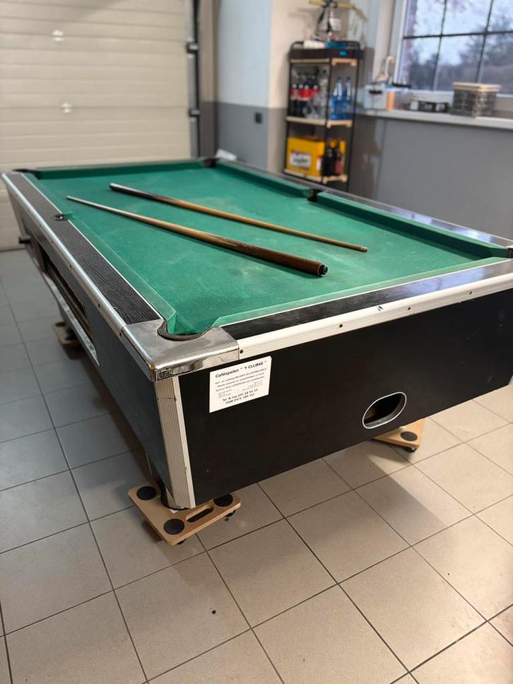Biljart pooltafel, Sport en Fitness, Biljarten en Poolen, Gebruikt, Biljarttafel, Ophalen