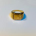14k zegelring, Verzenden, Dame, Goud, Goud