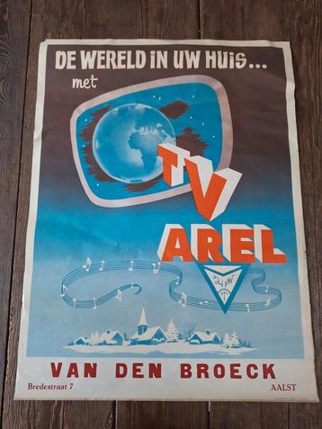 Affiche TV AREL Alost, Enlèvement ou Envoi, Comme neuf