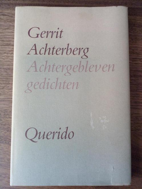 Achtergebleven gedichten - Gerrit Achterberg, Boeken, Gedichten en Poëzie, Gelezen, Eén auteur, Ophalen of Verzenden