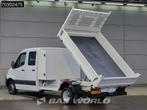 Mercedes Sprinter 514 CDI Dubbel Cabine Kipper met Kist Dubb, Auto's, Stof, Gebruikt, Euro 6, Wit