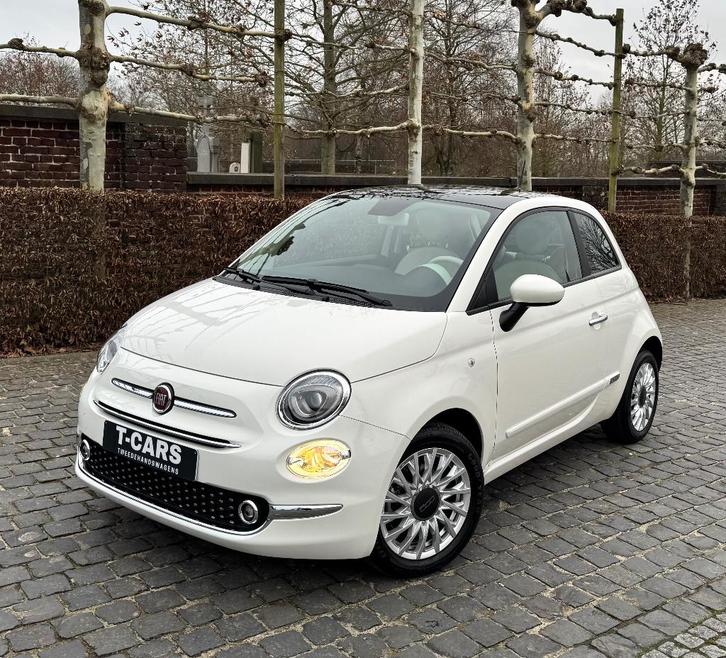 Fiat 500 1.2 benzine 3.900km!!! SHOWROOMSTAAT!, Autos, Fiat, Entreprise, Achat, Bluetooth, Essence, Euro 6, Blanc, Enlèvement