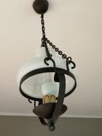 2 quinquets Fer forgé, Maison & Meubles, Enlèvement ou Envoi, Comme neuf, Verre