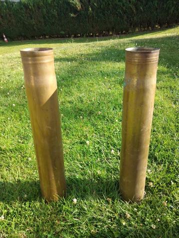 Obus de Guerre 1936 - 1938 en Laiton, Longueur : 570 mm beschikbaar voor biedingen