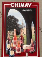 Chimay Trappist reclamebord, Verzamelen, Ophalen of Verzenden, Zo goed als nieuw, Reclamebord, Plaat of Schild