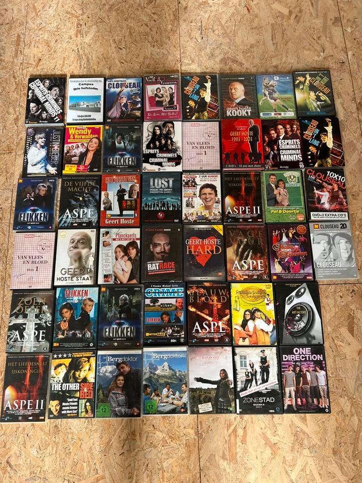 46 dvd’s, Cd's en Dvd's, Dvd's | Overige Dvd's, Zo goed als nieuw, Ophalen of Verzenden