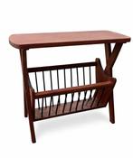 vintage krantenrekje hout, Huis en Inrichting, Woonaccessoires | Krantenbakken en Lectuurbakken, Ophalen of Verzenden