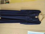 Lange feest jurk, Kleding | Dames, Jurken, Ophalen, Zo goed als nieuw, Maat 42/44 (L), Blauw