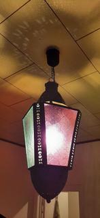 Oriëntaalse lamp met 4 kleurvlakken, Zo goed als nieuw, 50 tot 75 cm, Ophalen, Glas