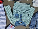 groen gestreepte polo, pull, trui Noppies 68cm, Kinderen en Baby's, Babykleding | Maat 68, Ophalen of Verzenden, Zo goed als nieuw