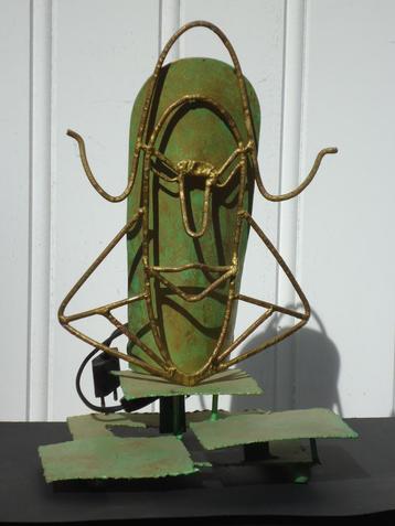 Paul MOERENHOUT lampe sculpture design vintage abstrait P.U.