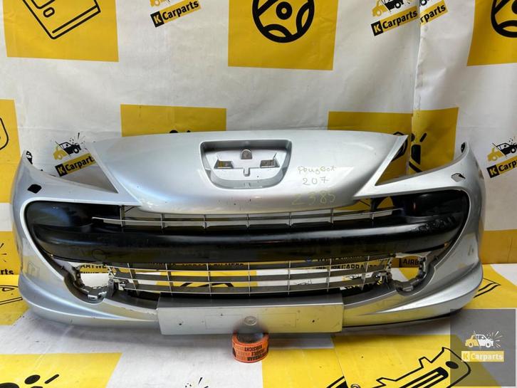 Peugeot 207 voorbumper 2006-2015 9654356880 bumper, Auto-onderdelen, Carrosserie, Bumper, Peugeot, Voor, Gebruikt