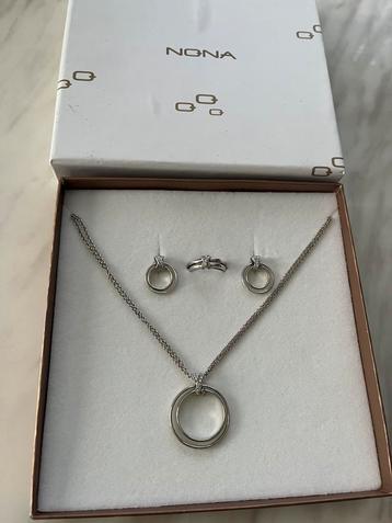 Nona silver 925, Bijoux, Sacs & Beauté, Enlèvement ou Envoi, Comme neuf