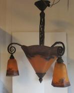 art deco pate de verre luster Degue speciale coup, Antiek en Kunst, Antiek | Verlichting, Ophalen