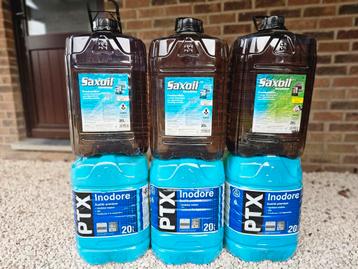 6 bidons Petrole sans odeur beschikbaar voor biedingen