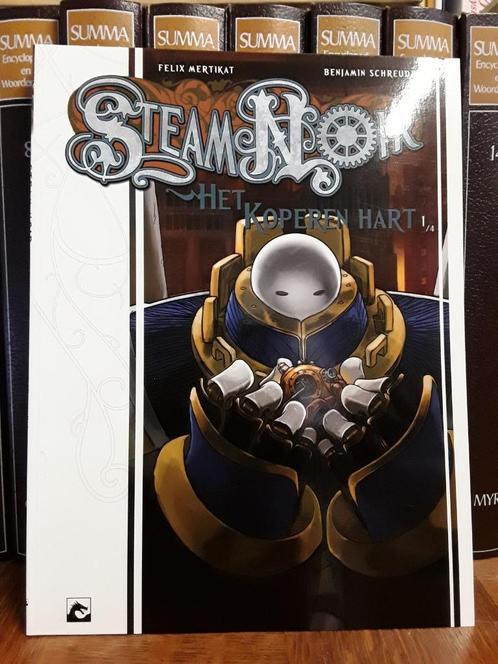 Pakket Steam Noir 1 + 2 + 3 + 4, Felix Mertikat, Benjamin Sc, Boeken, Stripverhalen, Nieuw, Complete serie of reeks, Ophalen of Verzenden
