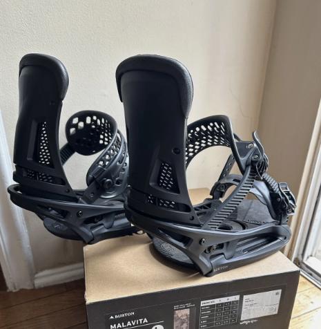 Burton Malavita EST Bindingen (Maat M), Sport en Fitness, Snowboarden, Zo goed als nieuw, Bindingen, Ophalen