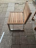 Nieuwe teak teake tuin terras stoel x3, Tuin en Terras, Tuinmeubel-accessoires, Ophalen, Nieuw