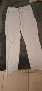 witte spijkerbroek, Kleding | Dames, Broeken en Pantalons, Wit, Ophalen of Verzenden, Zo goed als nieuw, Maat 36 (S)