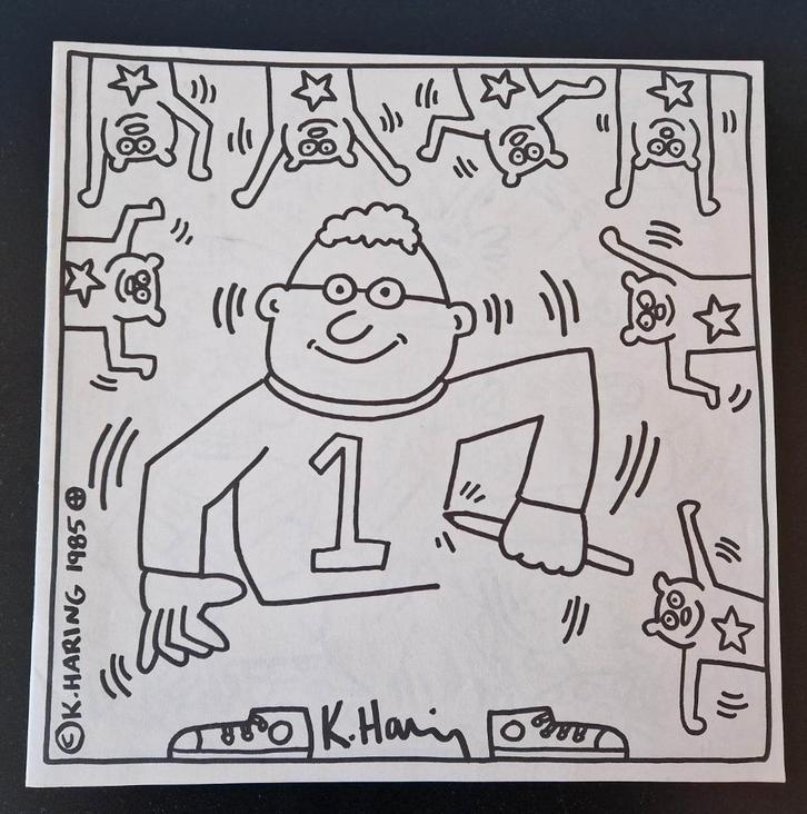 Keith Haring - Coloring Book 1985, Antiek en Kunst, Kunst | Overige Kunst, Ophalen of Verzenden