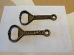 2 x Piedboeuf opener koper/messing, Ophalen of Verzenden, Gebruikt, Flesopener, Overige merken
