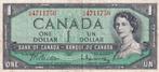 1 dollar 1954 Kanada, Timbres & Monnaies, Billets de banque | Amérique, Enlèvement ou Envoi, Billets en vrac, Amérique du Nord