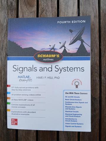 Signals and Systems (Fourth Edition) schaum's outlines beschikbaar voor biedingen