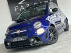 Fiat 500C Abarth 1.4 T-Jet * CUIR + ECRAN + JANTES + GARANTI, Autos, Android Auto, Cuir, 500C, Bleu
