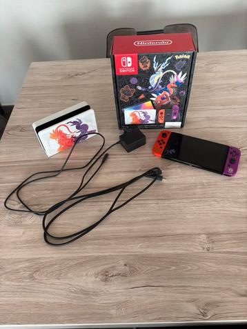 Switch Oled Pokémon Scarlet & Violet Edition beschikbaar voor biedingen