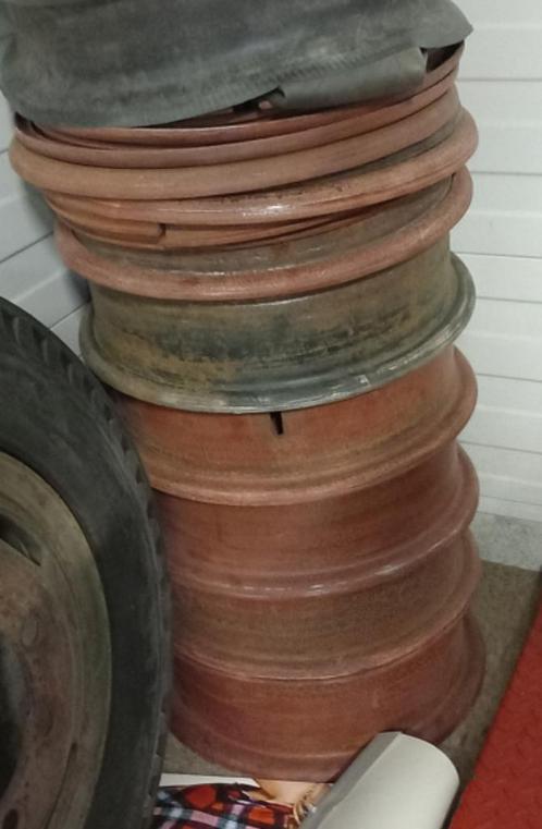5 stuks Vrachtwagenvelgen 20", Velg - 8 gaten - Velgen, Auto-onderdelen, Vrachtwagen-onderdelen, Ophalen
