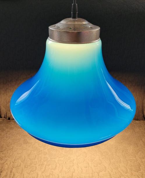 vintage hanglamp design fluorolux Italië 1970, Antiek en Kunst, Kunst | Designobjecten, Ophalen of Verzenden