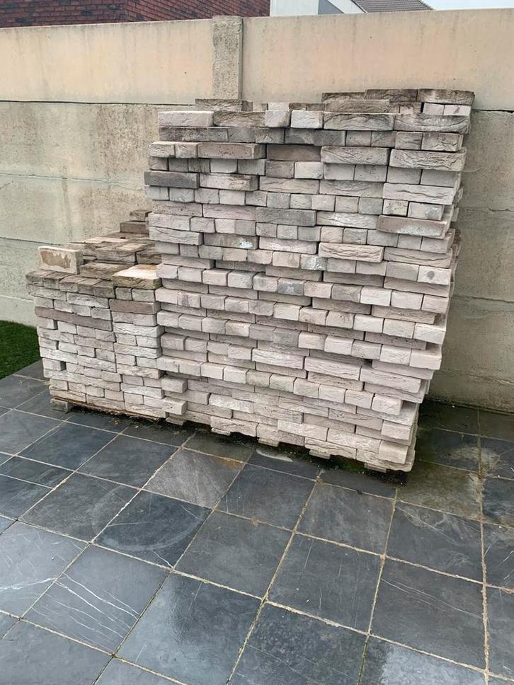 Grijze bakstenen Vandersanden ANTRO WF, Doe-het-zelf en Bouw, Metselstenen, Zo goed als nieuw, Bakstenen, Ophalen