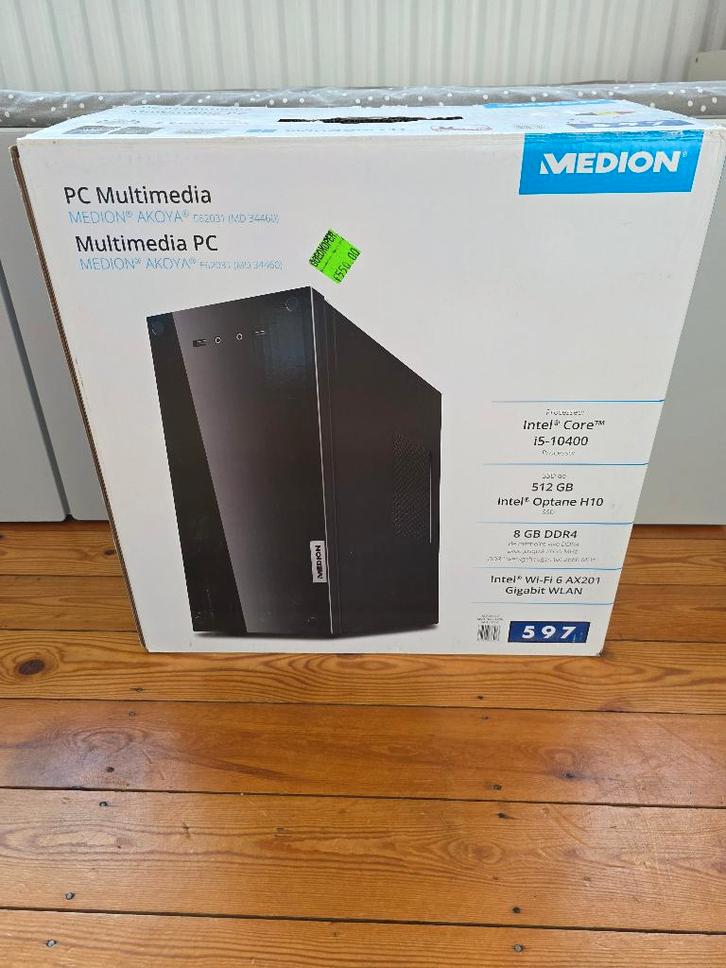 Compleet PC, Informatique & Logiciels, Ordinateurs de bureau, Comme neuf, SSD, 8 GB, Enlèvement