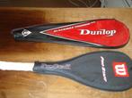 squashracket (2 stuks), Sport en Fitness, Squash, Ophalen, Gebruikt, Racket, Met hoes