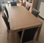 Eettafel met 6 stoelen, Huis en Inrichting, Ophalen, Gebruikt, 150 tot 200 cm, 100 tot 150 cm