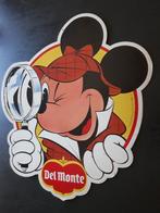 Vintage publicité-magasin-Del Monte-Mickey Mouse-Walt Disney, Collections, Utilisé, Enlèvement ou Envoi, Panneau publicitaire