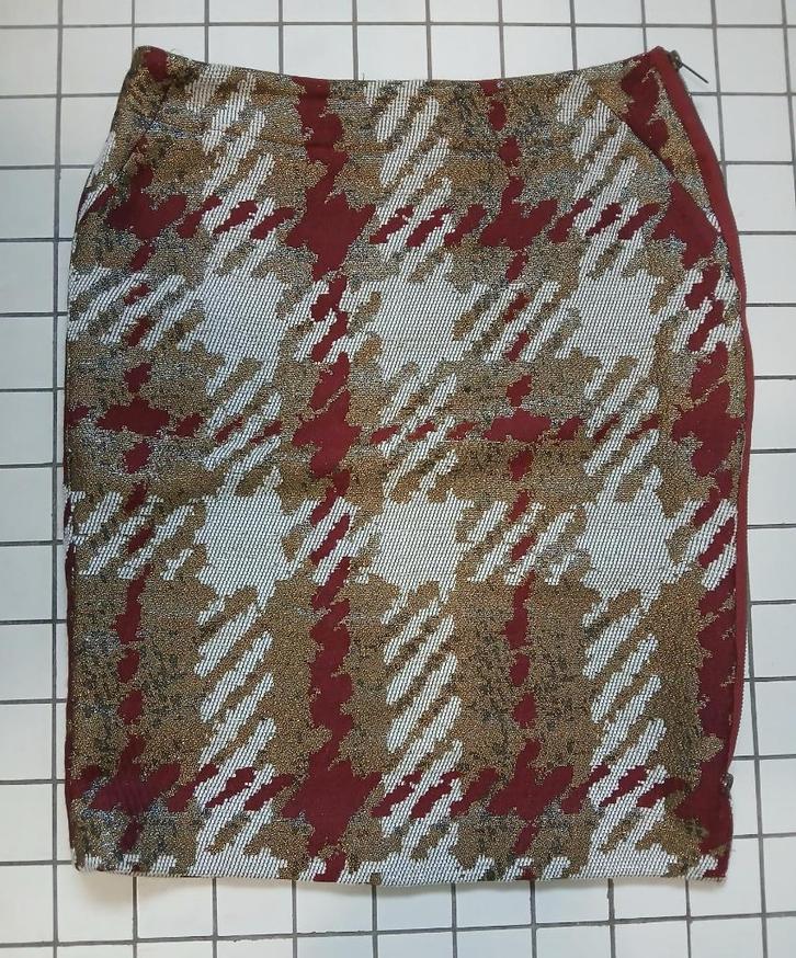 korte rok – merk: Gigue – maat: 36, Kleding | Dames, Rokken, Zo goed als nieuw, Maat 36 (S), Bruin, Knielengte, Ophalen of Verzenden