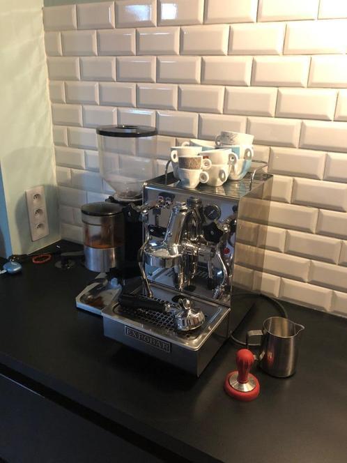 Espresso expobar e61 zetgroep met fiorenzato molen, Elektronische apparatuur, Koffiezetapparaten, Zo goed als nieuw, Espresso apparaat