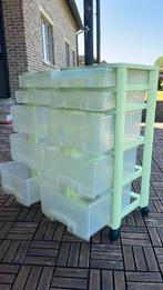 Armoire de tiroirs curver sur roulettes, Doe-het-zelf en Bouw, Ophalen, Gebruikt, Bak of Kist