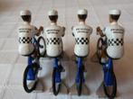 5 kleine lotjes miniatuur wielrenners, metaal & plastic., Ophalen of Verzenden