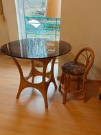 Table en verre + chaise, Maison & Meubles, Enlèvement