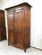 Ancienne armoire de mariée française chêne lourd H 215 L 145, Enlèvement