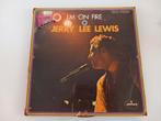 Vinyl LP Jerry Lee Lewis I'm on fire Rock 'n Roll, Rock-'n-Roll, Ophalen of Verzenden, 12 inch