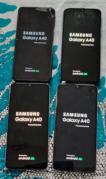 4 x Samsung A40 beschikbaar voor biedingen