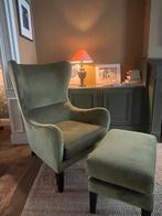 Marie's corner leeszetel met poef, Huis en Inrichting, Fauteuils, Ophalen, Zo goed als nieuw, Stof