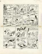 Originele pagina Foufi en zijn vliegend tapijt - Kiko, Nieuw, Kiko(Roger Camille), Eén stripboek, Verzenden