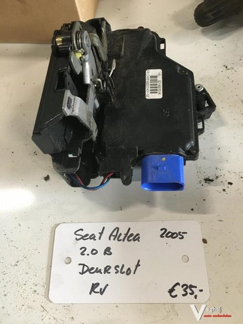 Seat Altea 2.0 Benzine 2005 Slotmechaniek Rechtsvoor, Auto-onderdelen, Carrosserie, Gebruikt, Ophalen of Verzenden