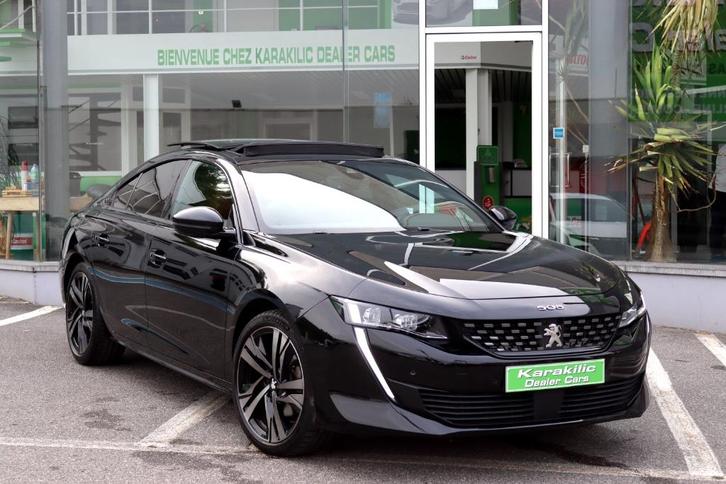 PEUGEOT 508 GT 1.5HDi 130CV BLACK EDITION TOIT PANO FULL FUL, Auto's, Peugeot, Bedrijf, Te koop, 360° camera, ABS, Achteruitrijcamera