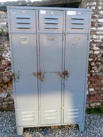 Vintage lockerkast, Huis en Inrichting, Kasten | Lockerkasten, Ophalen, Gebruikt, Vintage
