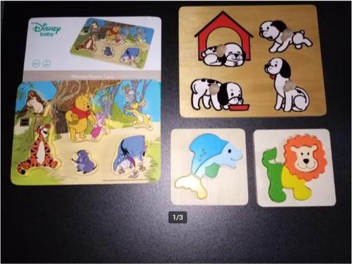 Houten speelgoed : puzzels en trekegel - 1-3€/stuk, Enfants & Bébés, Jouets | Jouets en bois, Utilisé, Enlèvement ou Envoi